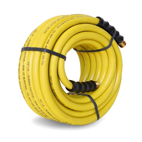 steelman  ind  foot long yellow rubber   id hose reel