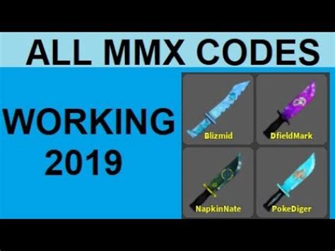 mmx codes murder mystery  working  february youtube