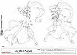 Lolirock Auriana Drawing Coloriages Ep40 Attitudes Expressions sketch template