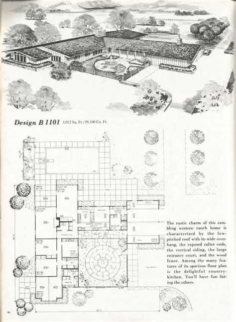 vintage house plans western ranch style homes vintage house plans ranch style homes vintage