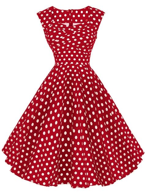 Vintage Polka Dot Twisted Dress Vintage Dresses Online Sweetheart