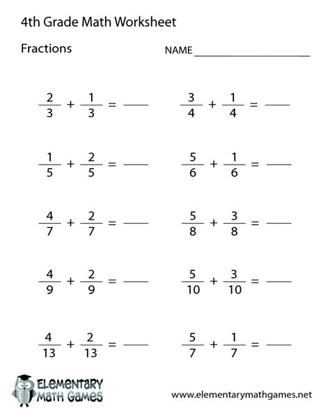 plots worksheets  fractions