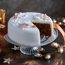 aldi specially selected exquisite christmas cake   christmas tree