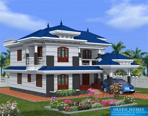 green homes beautiful kerala home design sqfeet