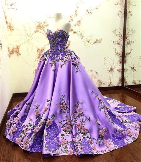 modest light purple satin sweetheart long formal prom gown long