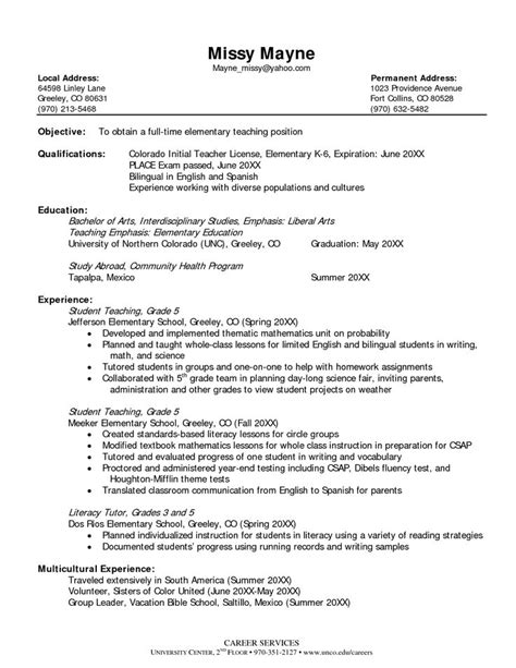 teachers professional resumes resumes cvs cover letters