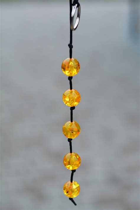 Anal Beads Sparkle Amber Yellow Begginer Sex Toy Adult Bdsm Etsy