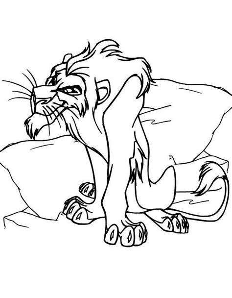 coloring pages  scar  lion king lion king coloring pages nala