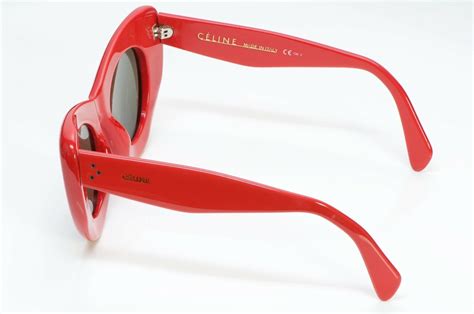 celine cl 41055 s papillon red cat eye sunglasses