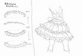 Drawing Ruffles Lace Draw Dress Skirt Manga Clothes Dresses Drawings Anime Skill Good Tutorial References Paintingvalley sketch template