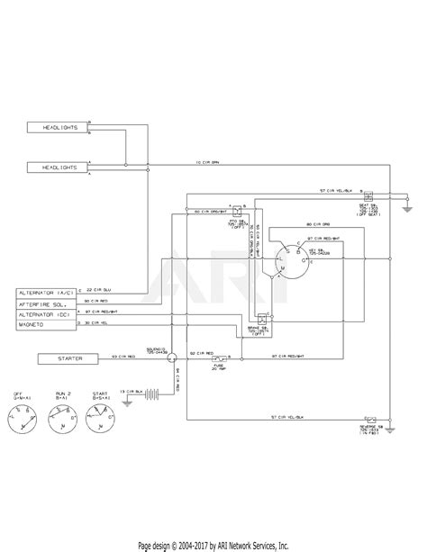mtd ams     parts diagram  wiring schematic