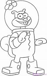 Spongebob Drawing Sandy Cheeks Coloring Draw Characters Pages Cartoon Drawings Squarepants Character Cartoons Easy Cool Online Step Coor Printable Gangster sketch template