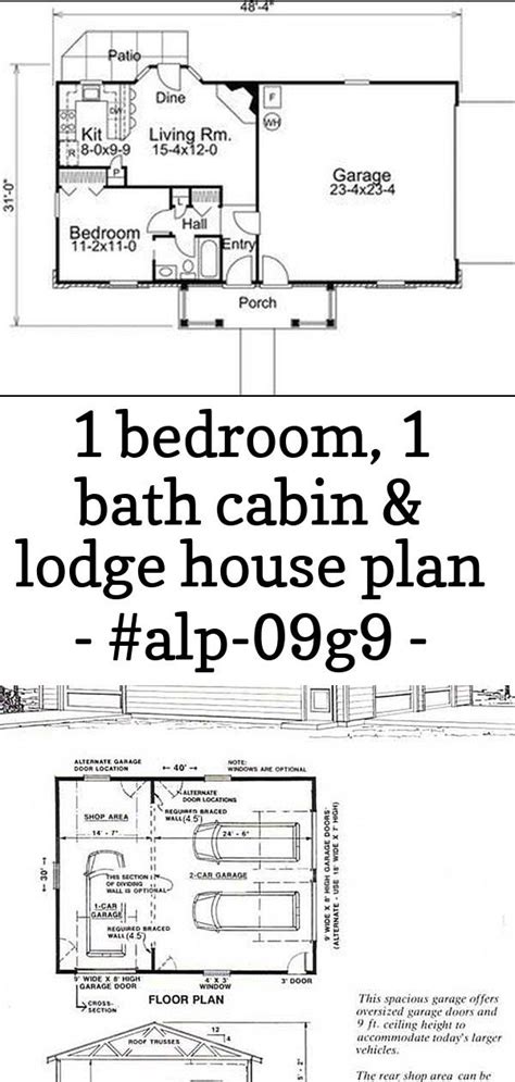 bedroom  bath cabin lodge house plan alp  allplanscom  house plans