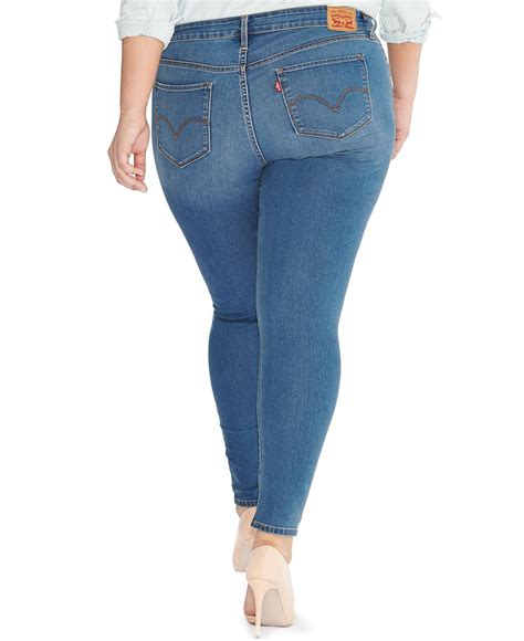 levi s® plus size 310 shaping super skinny clear sky wash jeans