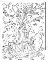 Witches Bats Digi Misfits Magique Vixen Printables sketch template