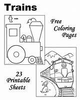 Train Coloring Pages Sheets Printable Trains Printables Kids Amtrak Preschool Raisingourkids Colouring Template Things Go Sheet Activities Color Training Colors sketch template