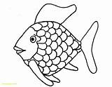 Fish Coloring Pages Drawing Colouring Rainbow Color Angelfish Outline Printable Easy Printables Butterfly Fishing Man Cute Print Pdf Outlines Puffer sketch template