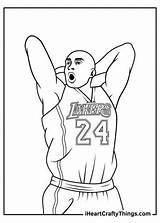 Kobe Basketball sketch template