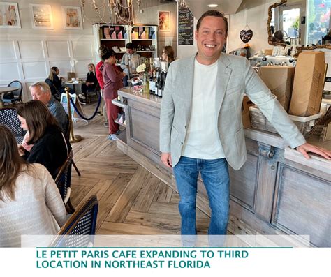 le petit paris cafe expanding   location  northeast florida keen  klean solutions