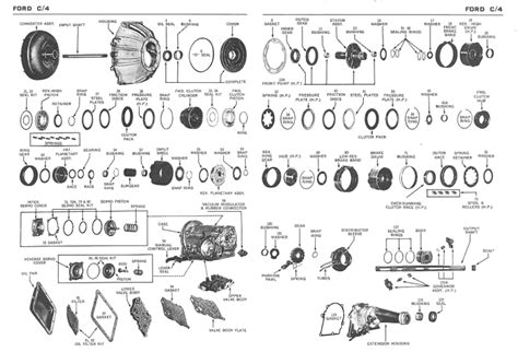 ford  auto trans exploded view exploded views
