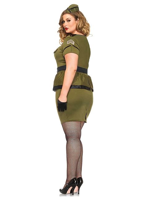 Sexy Pin Up Commander Plus Size Costume