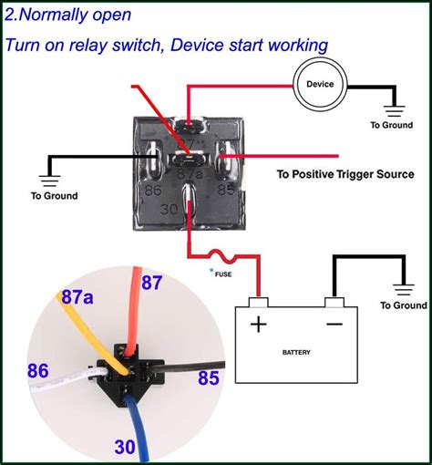 pin relay wiring diagram diagrams resume template collections wzrydppor