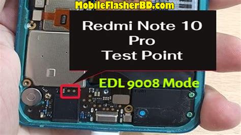redmi note  pro edl  mode test points reboot  edl mode