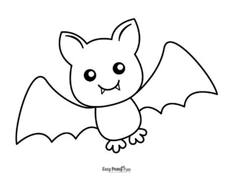 printable bat coloring pages  sheets easy peasy  fun