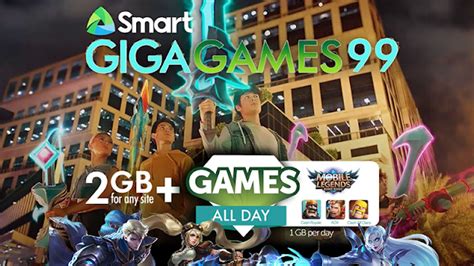 smart giga games  gb data gbday ml wild rift codm pinoytechsaga