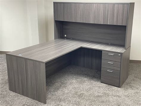 Affordable Office Rectangular L Desk 4 Baystate Office Furniture