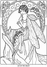 Book Adult Coloring Colouring Pages Fairy sketch template