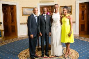 president kagame with daughter ange kagame pose for a photo with president barack obama and