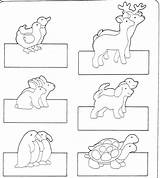 Noah Ark Animals Coloring Pages Finger Puppets Crafts Animal Family Template Noahs Activities School Bible Printable Craft Kids Preschool Sunday sketch template