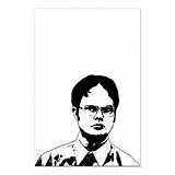 Dwight Schrute Drawing Office Paintingvalley sketch template