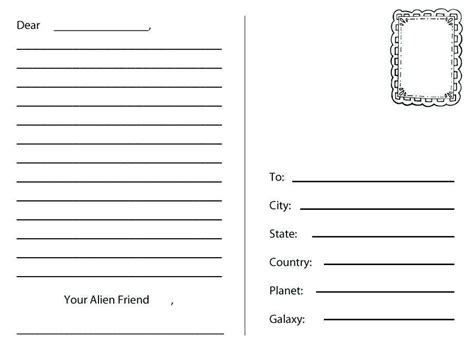 blank postcard template cards design templates