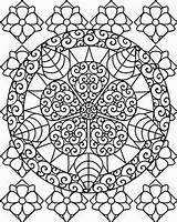 Coloring Pages Colouring Printable Sheets Abstract Adults Adult Print Flower Books Kids Mandala sketch template
