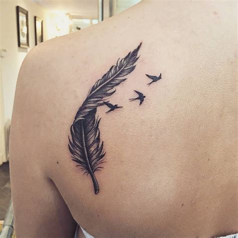 Feather With Birds Tattoo Meaning What Is The Meaning Behind Bird