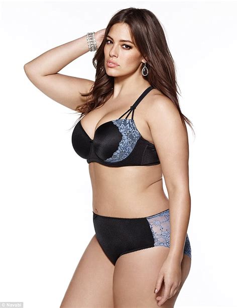 Plus Size Model Ashley Graham Reveals She First Posed In Lingerie At