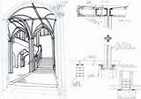 Pavilion Barcelona Mies Rohe Der Van Sketches Coroflot Template sketch template