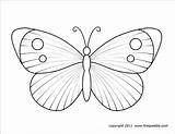Butterfly Printable Coloring Butterflies Pages Templates Large Template Print Firstpalette Painting Printables Kids Patterns Butters Use Small Search sketch template