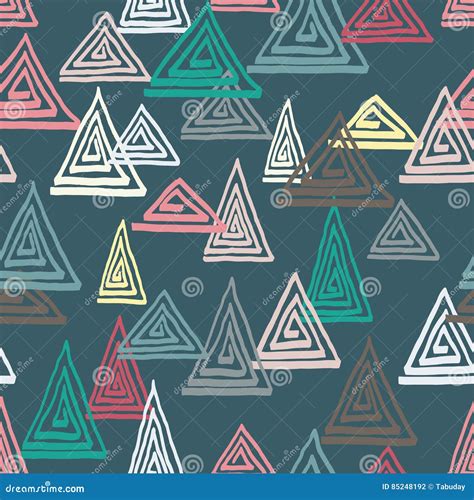 triangle print stock vector illustration  landscape