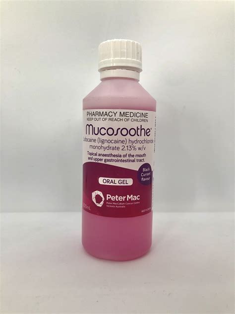 mucosoothe oral gel  viscous solution ml