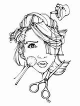 Girly Coloring Pages Skull Colouring Drawing Getdrawings Popular sketch template