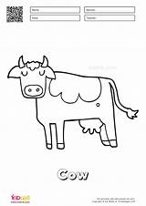 Cow Kidpid sketch template