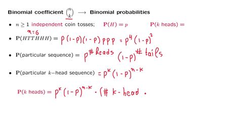 binomial probabilities youtube