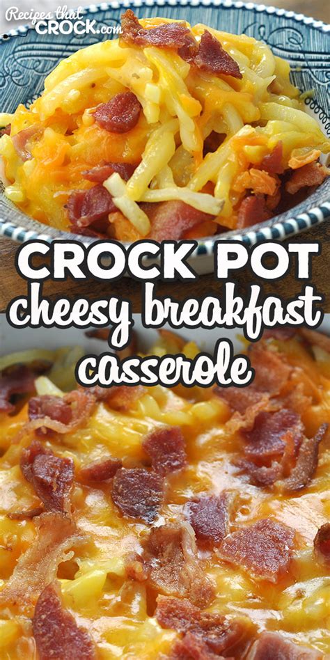 easy crockpot breakfast casseroles crock pot breakfast