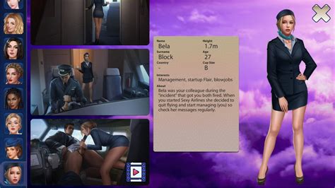 Sexy Airlines Casual Sex Game Nutaku