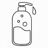 Shampoo Clipart Soap Hand Pages Icon Detergent Washing Santizer Sanitiser Toiletries Template Coloring Drawing Editor Open Transparent Clipartmag Clipground sketch template