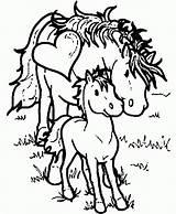 Horse Coloring Pages Baby Printable Kawaii Horses Sheets Animals Popular Barbie sketch template