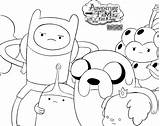 Adventure Time Coloring Pages Printable Finn Jake Color Marceline Clipart Book Print Cartoon Network Library Popular Printcolorcraft sketch template